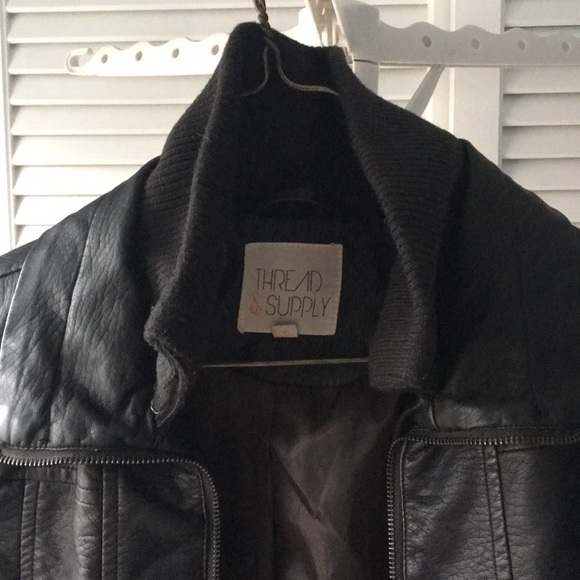 Francesca’s leather jacket (Thread and Supply) - Picture 2 of 5